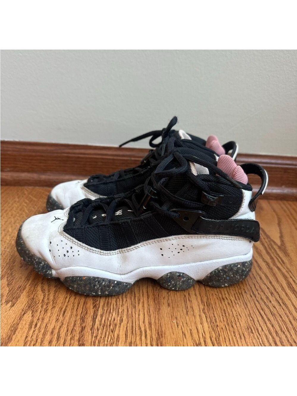 Air Jordan 6 Rings ‘Grind Rubber’ Shoes Size 4Y